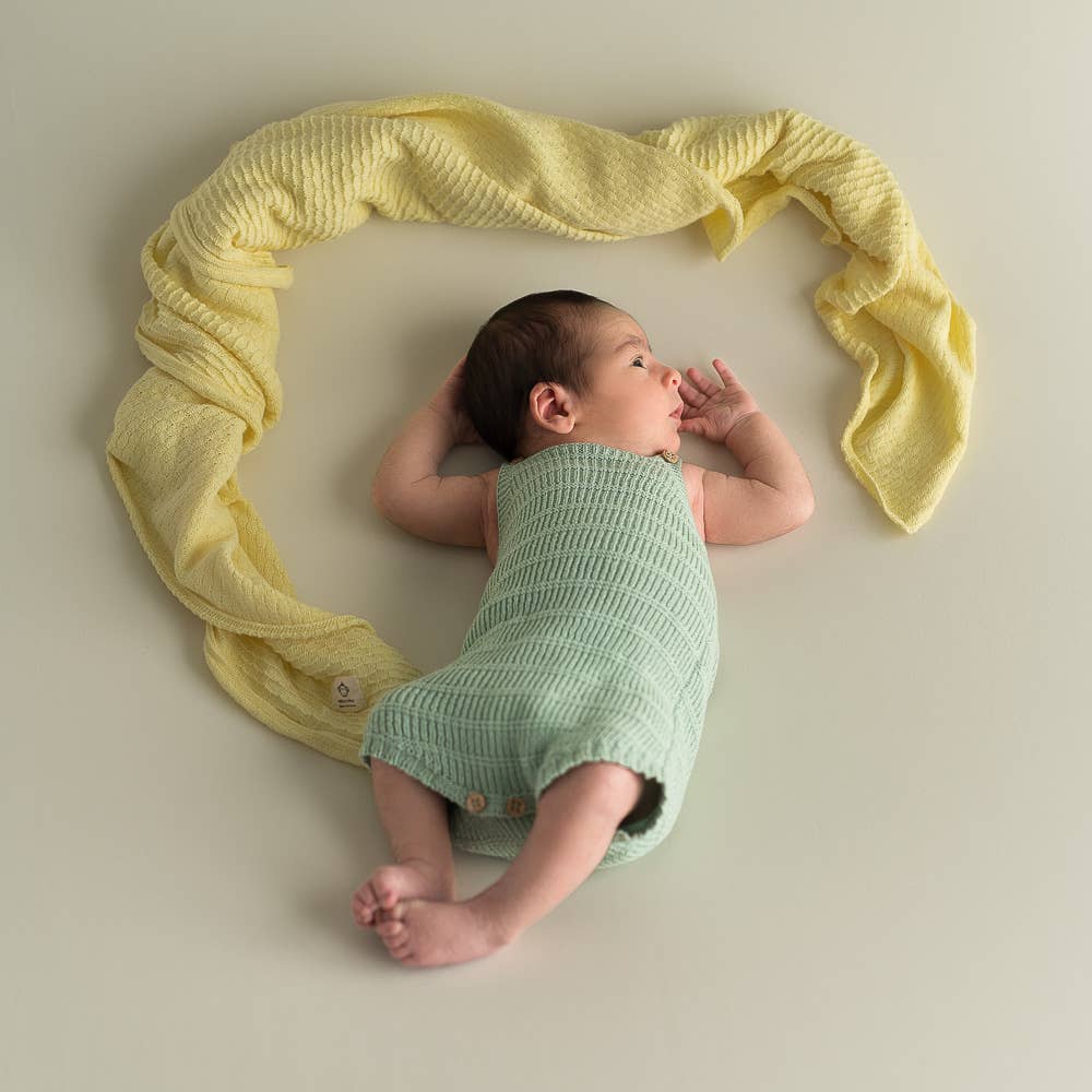 Channels soft green romper