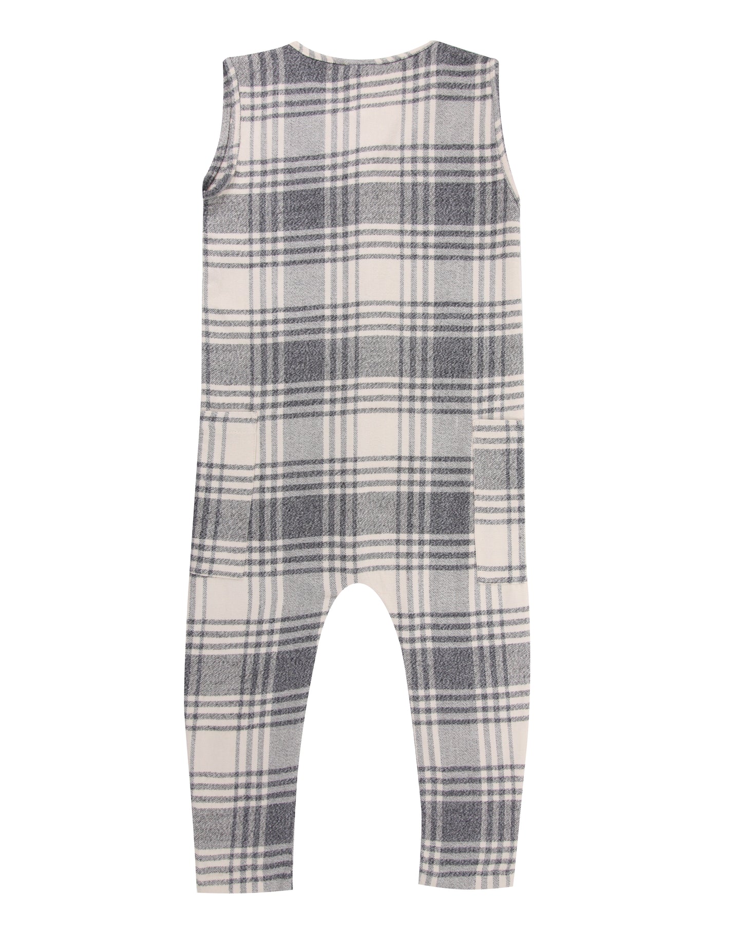 Dungarees | Woven Brushed Check