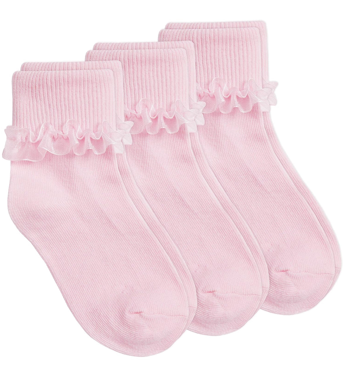 Pack 3 Pink Ankle Socks | Junior Size 4/6 (37-39)