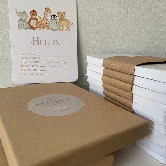 Baby Milestone Card Set