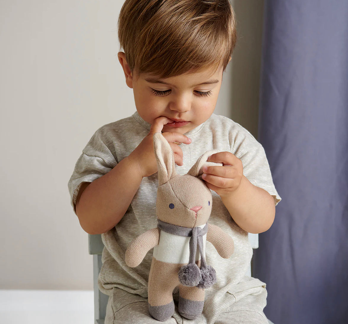Baby Threads Taupe Bunny Gift Set