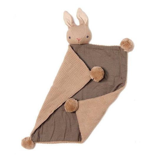 Baby Threads Taupe Bunny Comforter lol