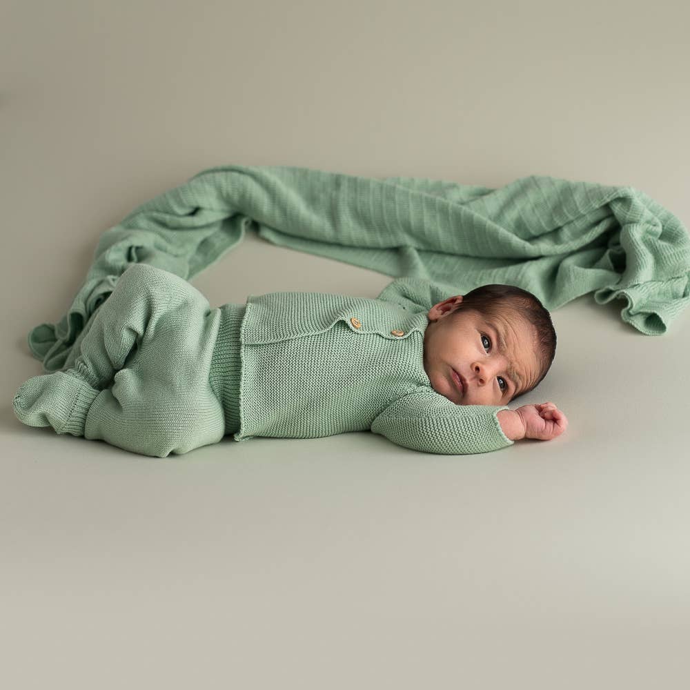 Newborn Set |  links soft green