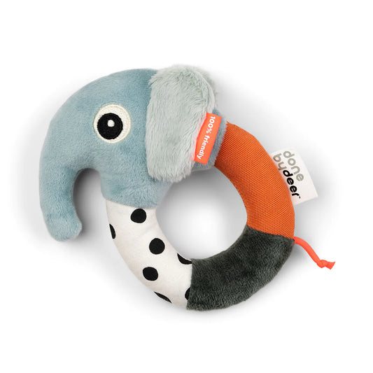 Sensory Ring Rattle | Elphee Blue