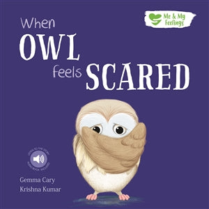 Paperback Me & My Feelings - Owl Feels Scared (with Audiobook)