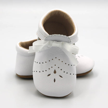 Shoes | ‘Charlotte’ White Ribbon Shoe Soft Sole