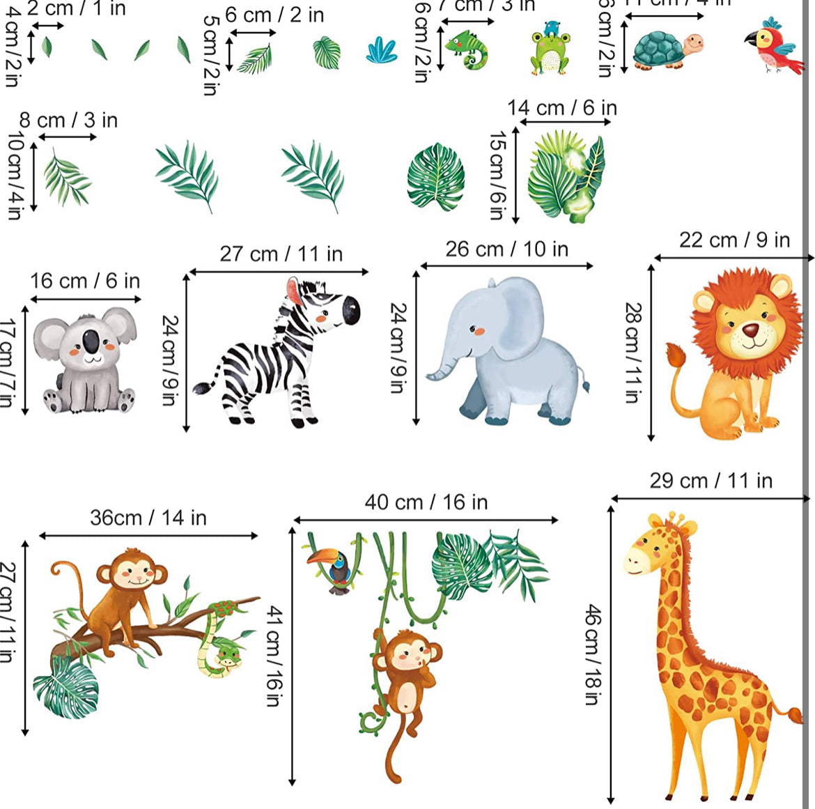 Jungle Wall Stickers