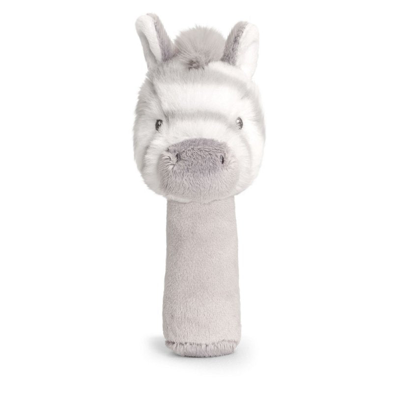 Cuddle Zebra Stick Rattle (100% Recycled)