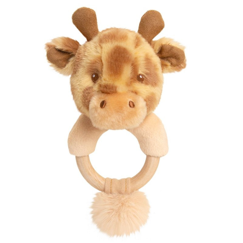 Huggy Giraffe Ring Rattle (100% Recycled)