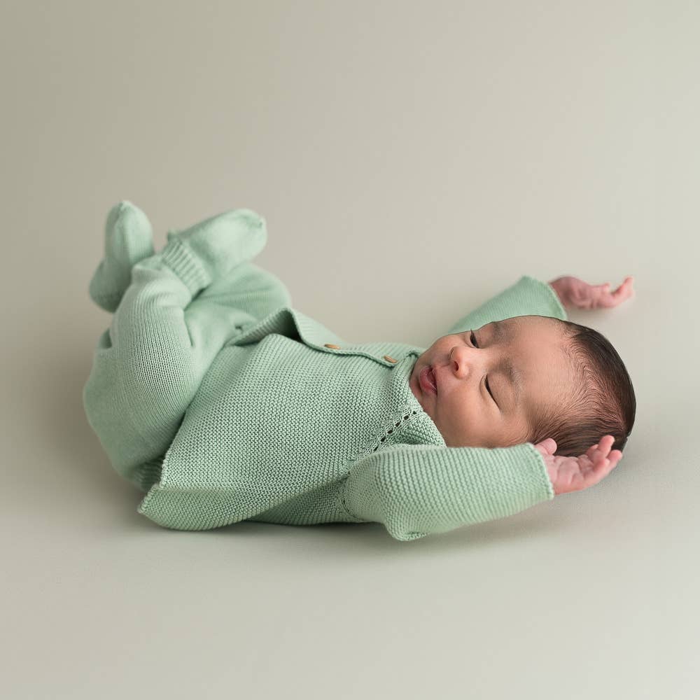 Newborn Set |  links soft green