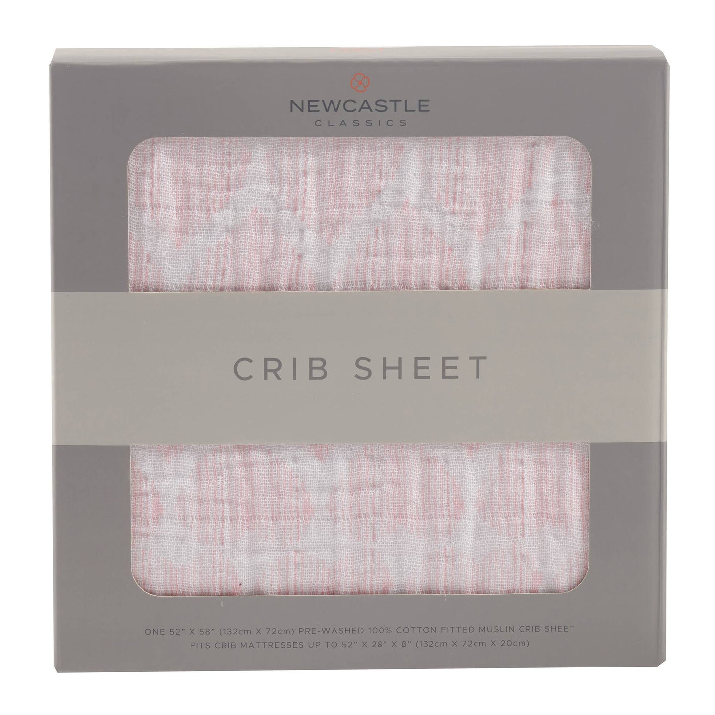 Matchstick Hearts Crib Sheet