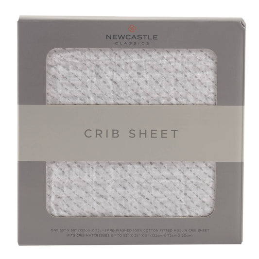 Spotted Wave Crib Sheet