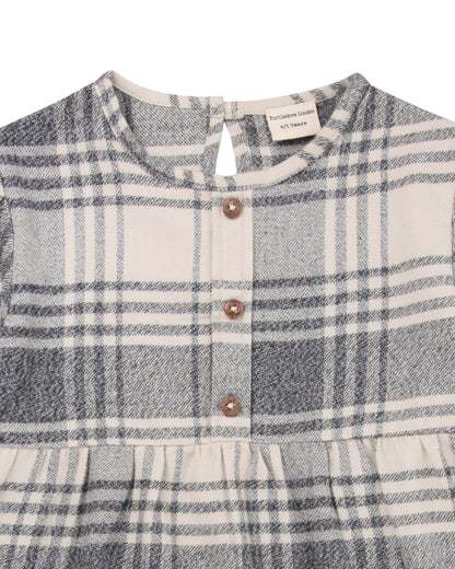 Dress | Woven Brushed Check