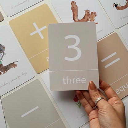 Number Flashcards - Kids Counting Cards