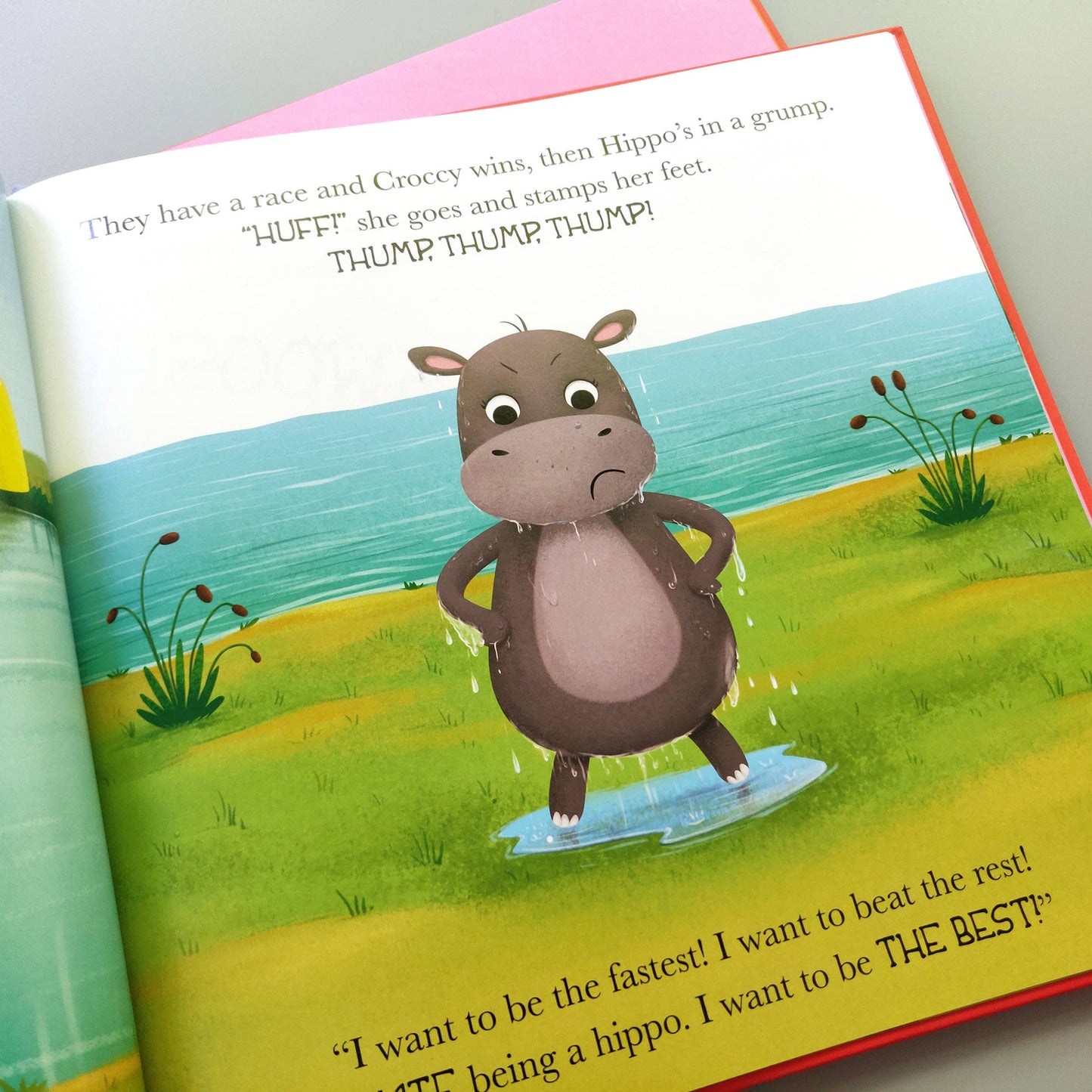 Hardback Me & My Feelings When Hippo Gets Angry (With Audiobook)