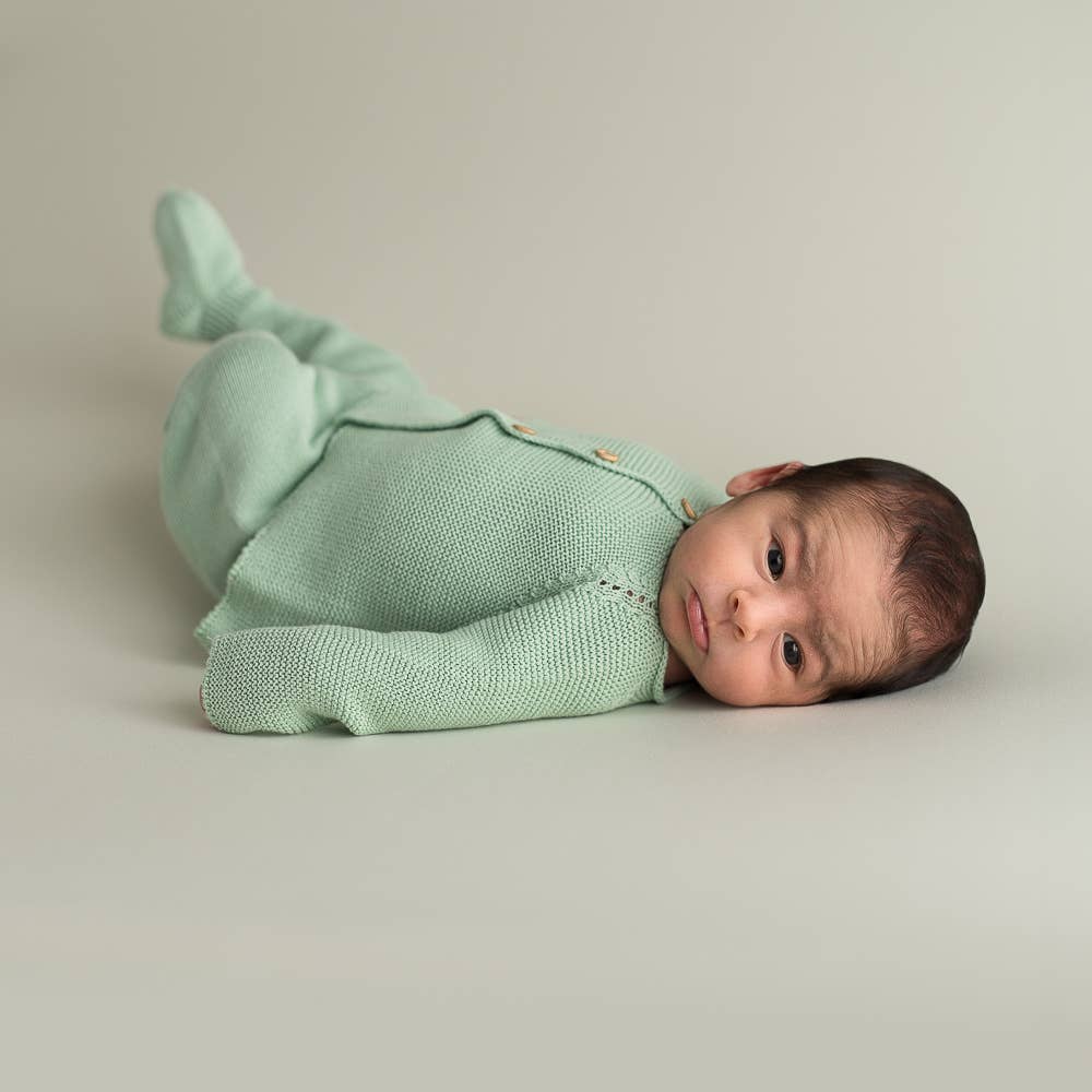 Newborn Set |  links soft green