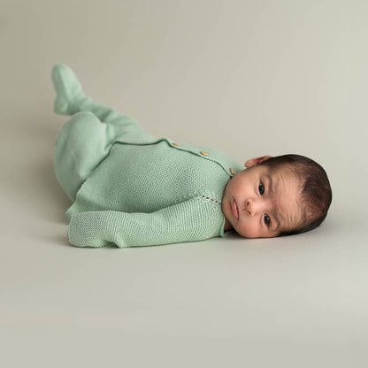 Newborn Set |  links soft green