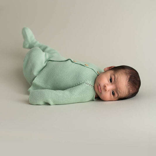 Newborn Set |  links soft green