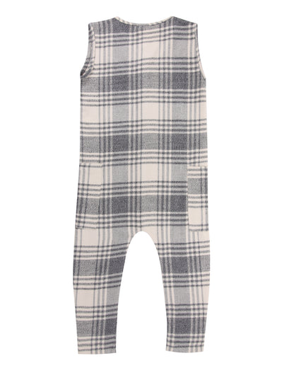 Dungarees | Woven Brushed Check