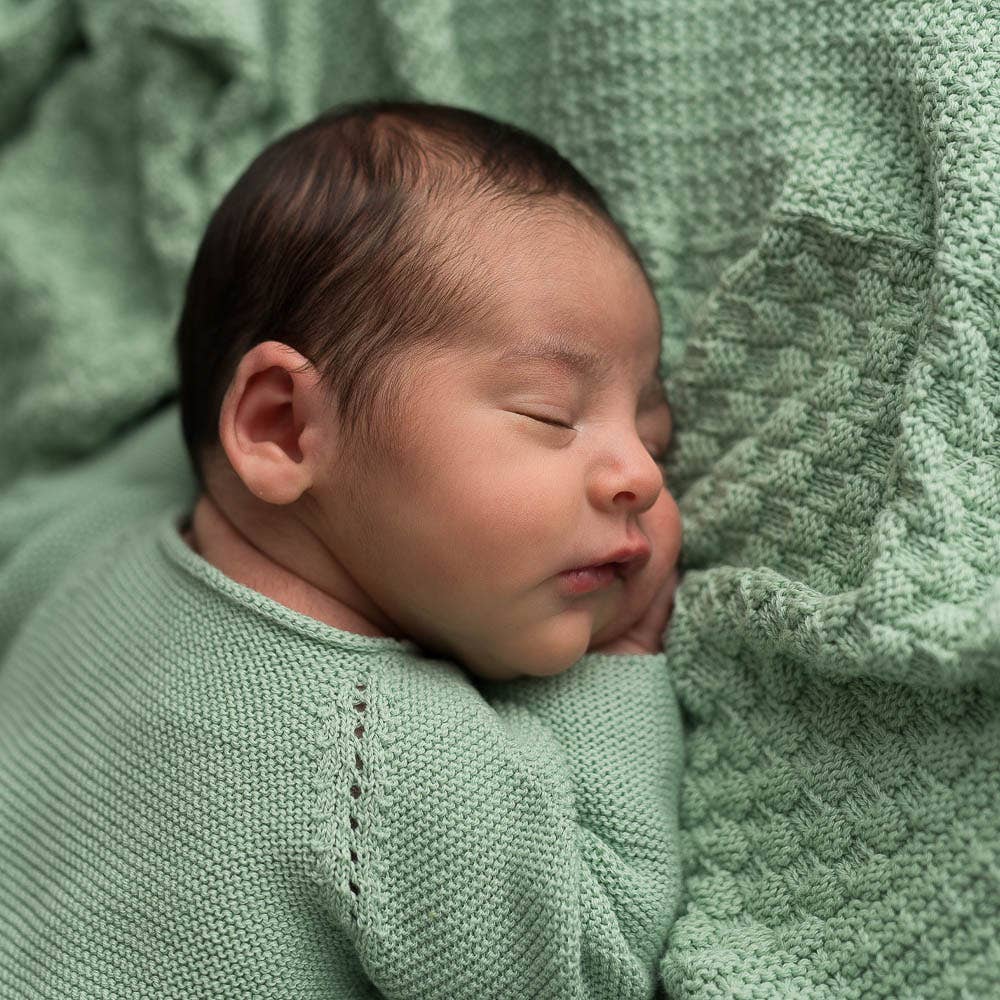Newborn Set |  links soft green