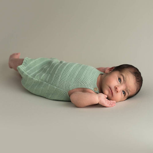 Channels soft green romper