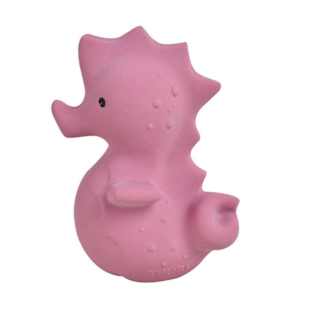 Gift Boxed Seahorse - Natural Rubber Rattle & Bath Toy