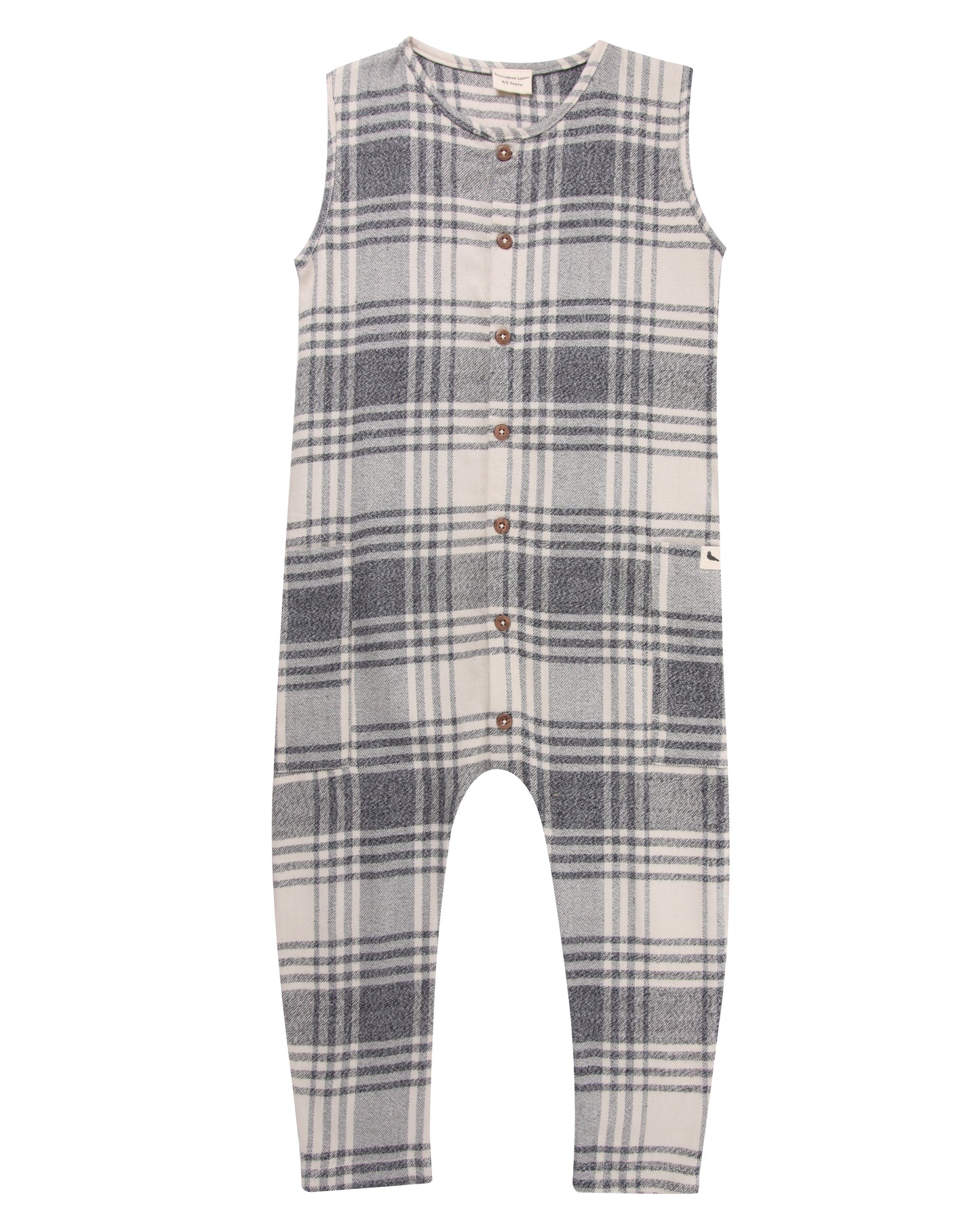 Dungarees | Woven Brushed Check