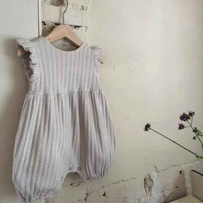 Romper | Breathable Cotton Bow