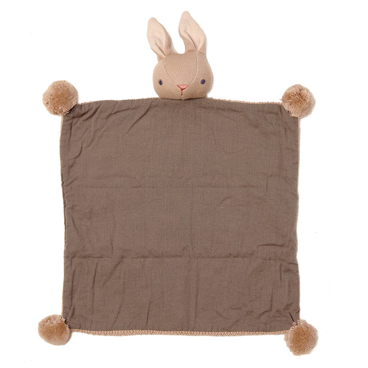 Baby Threads Taupe Bunny Comforter lol