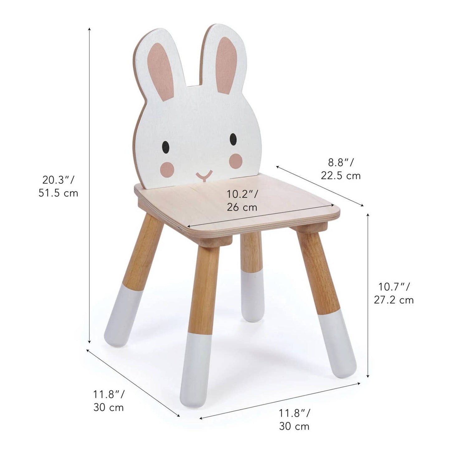 Forest Character Chairs | Wood & Natural Rubber | Pre Order