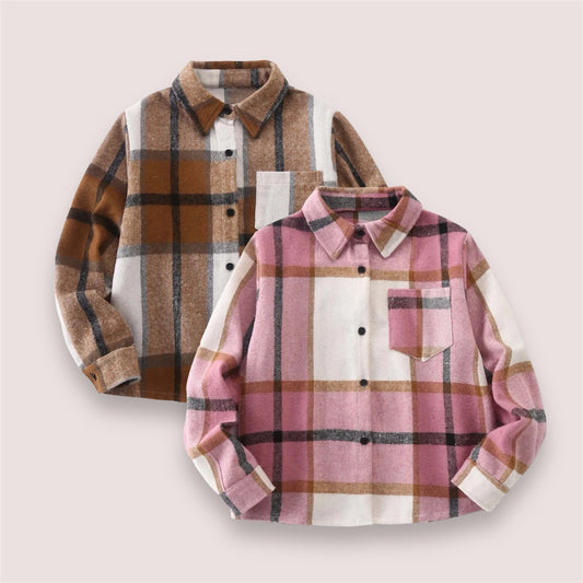 Shirt Jacket | Winter Plaid