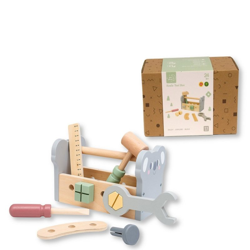 Wooden Toy Tool Box