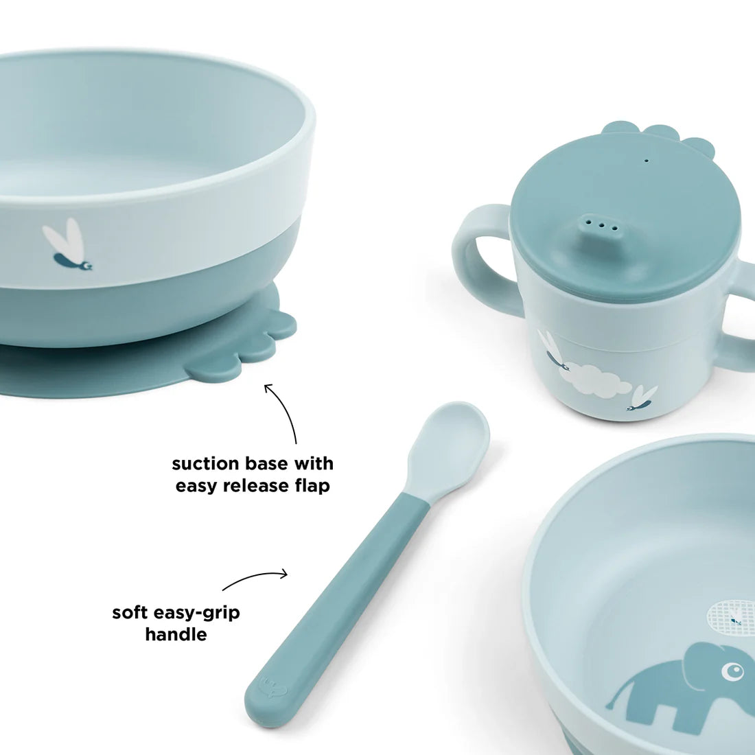 Foodie First Meal Set | Elphee | Blue