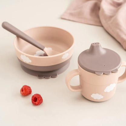 Foodie First Meal Set | Happy Clouds | Powder