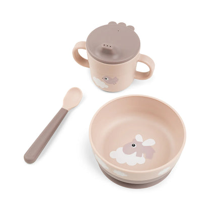 Foodie First Meal Set | Happy Clouds | Powder