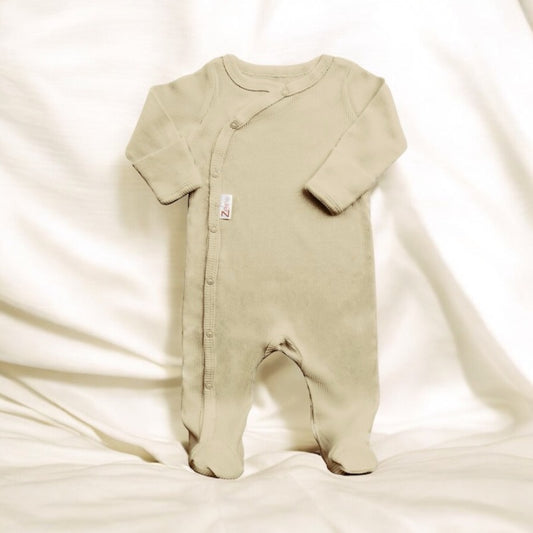 Sleepsuit | Ribbed Biscuit O/3M