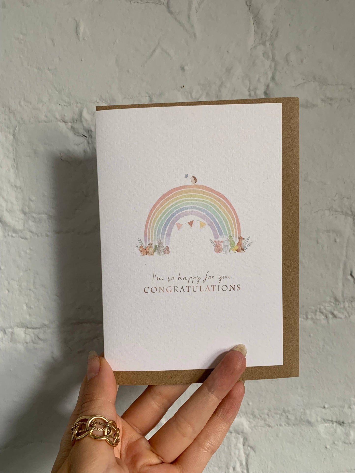 Rainbow Baby Card | New Baby Cards | New Parents Card