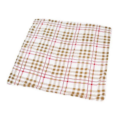 Teddy Bear and Plaid Newcastle Blanket